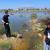 Young birders at Alyki Loutsa Lagoon.